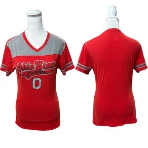 Pro Edge Red and Gray Short Sleeve Tee